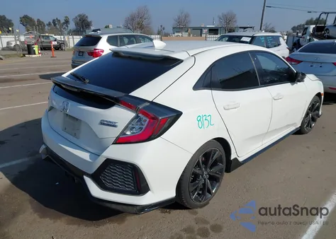 2018 Honda Civic Sport Touring из США, поврежденный, VIN SHHFK7H97JU402258